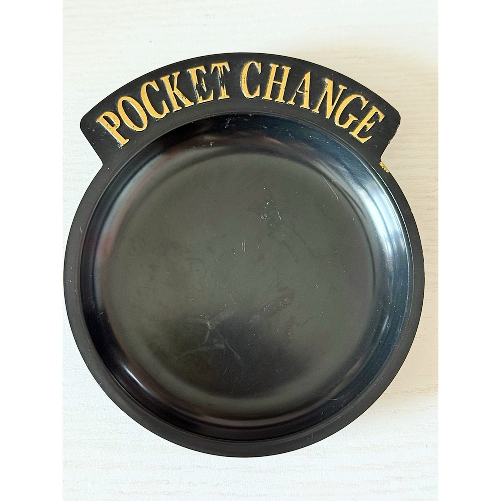 Vintage 1970's-80's Pocket Change Plastic Dish